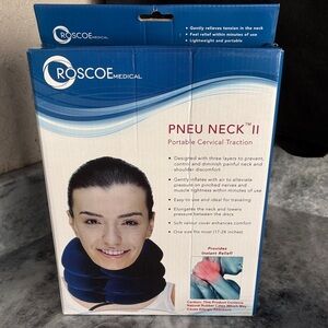Blue PNEU NECK II Portable Cervical Traction